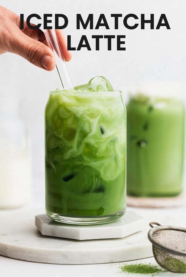 Matcha Latte (Ice).