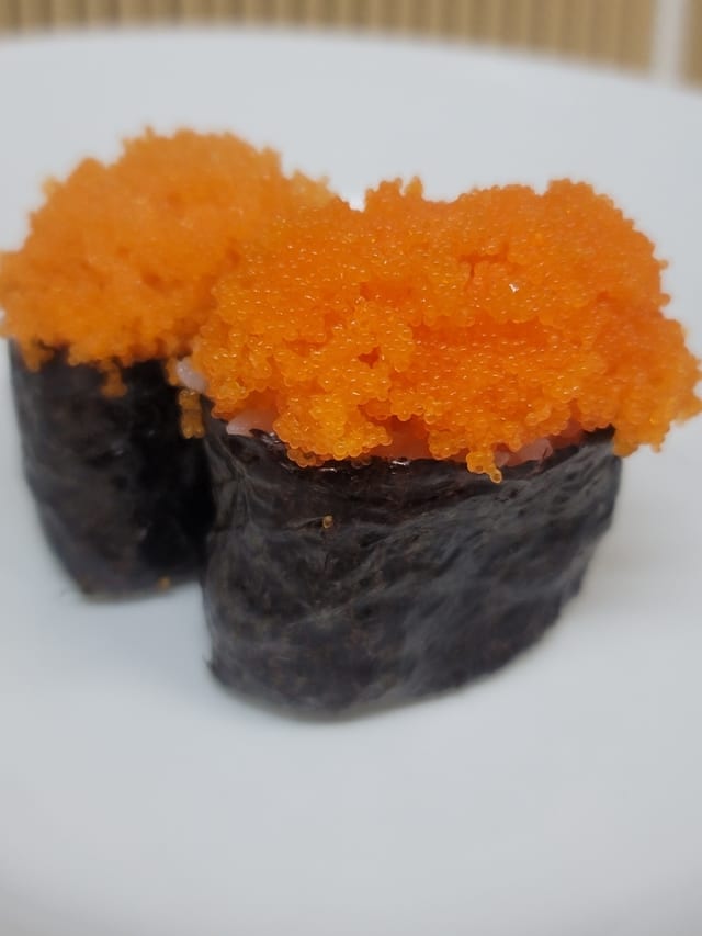 Smelt Roe Sushi (Masago).