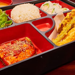 Salmon Teriyaki Bento